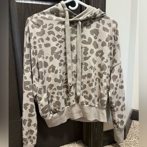 Small Animal Print Sweatshirt